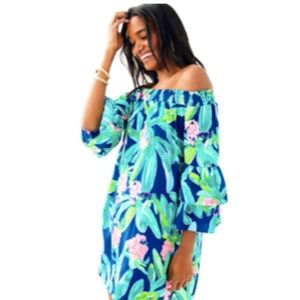 Lilly Pulitzer Tobyn Off the Shoulder Tunic Dress